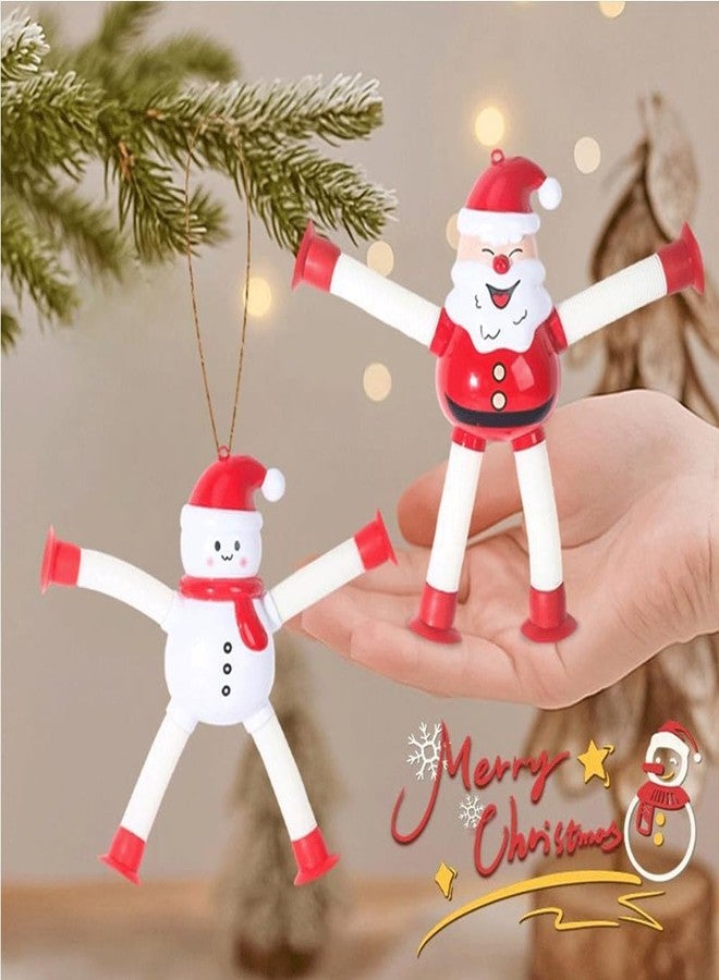 MANVI Giraffe Suction Pop Tube Toy, Robot, Boy, X-mas & Giraffe Telescopic Suction Cup Toy for Boys & Girls, Shape & Shape Changing Giraffe Suction Pop Tube for Kids (X-mas Pack of 3) - Image 5